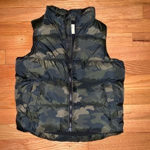 Old Navy Camo puffy vest